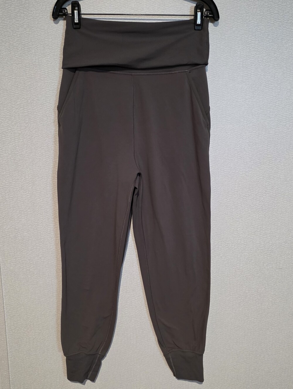 Lululemon Align Super High Rise Ribbed Waist Jogger Foldover Size 6